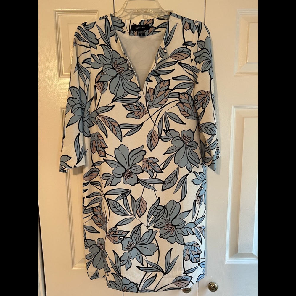 Karen Kane sheath dress fully lined.